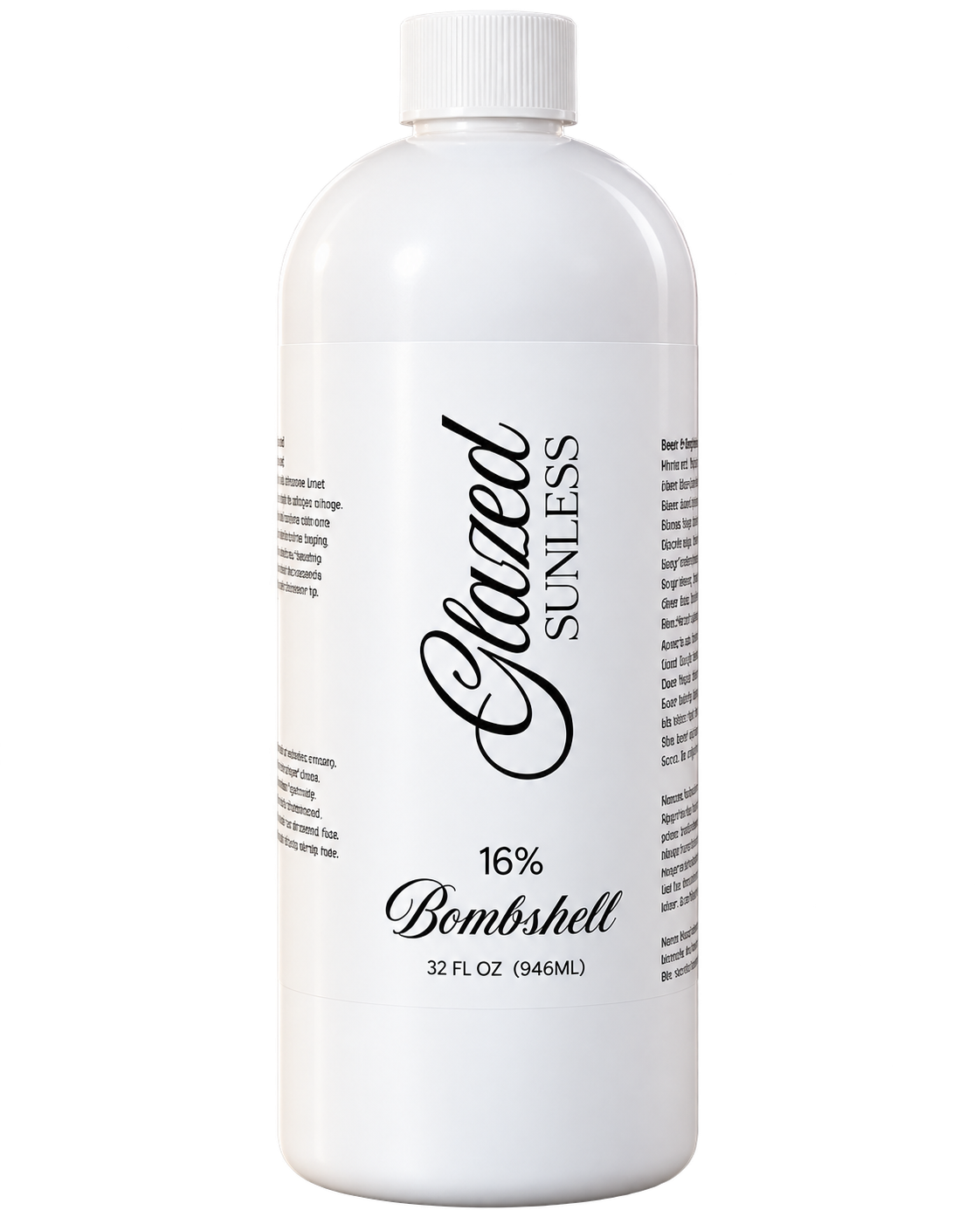 Glazed Sunless Bombshell solution bottle